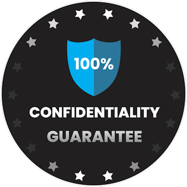 100% Confidentiality Guarantee