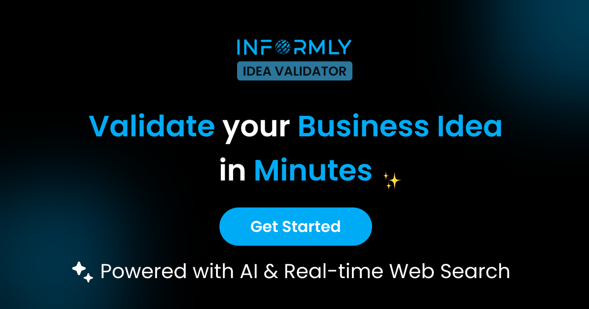 Idea Validator • Informly • Validate your Business Idea instantly. Powered with AI.